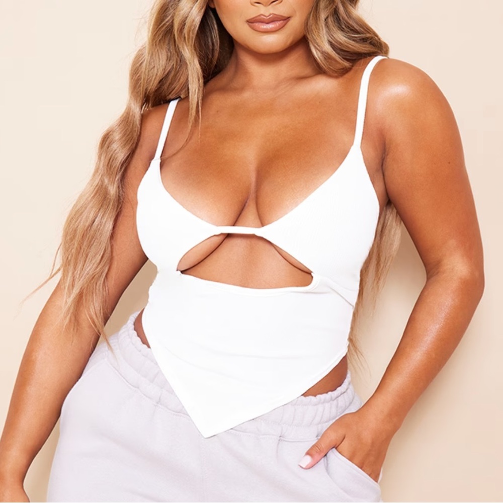 PRETTYLITTLETHING crop top size 14